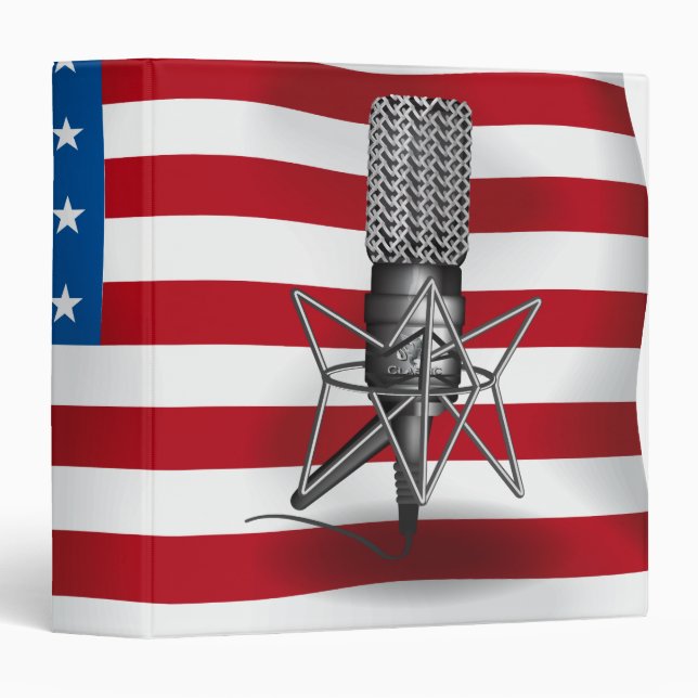 Microphone USA Binder (Front/Spine)