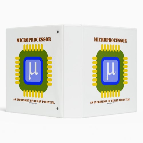 Microprocessor An Expression Of Human Potential 3 Ring Binder