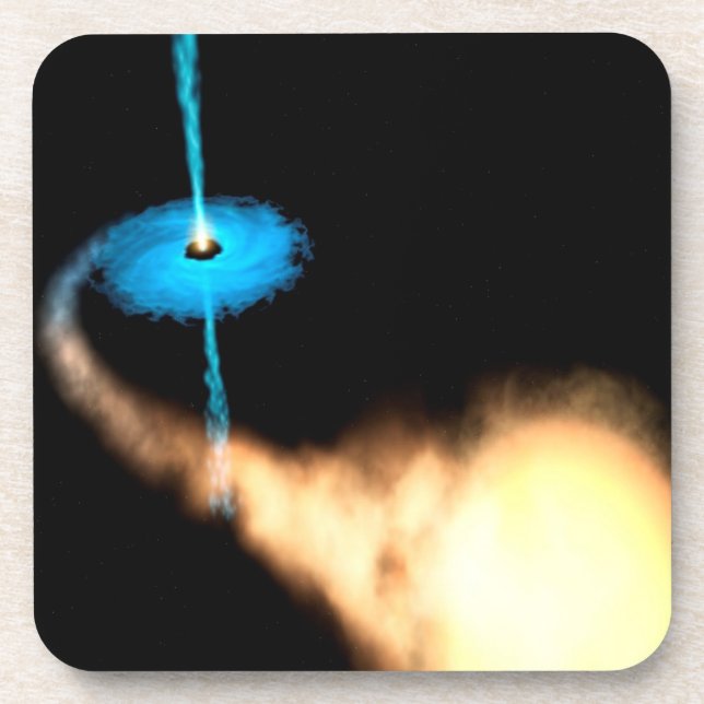 Microquasar Discovered in our Galaxy Drink Coaster (Front)
