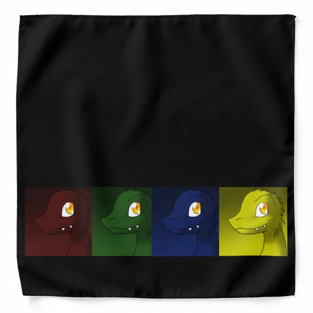 Microraptors 1 Bandana/Dog Bandana/Handkerchief Bandana (Front)