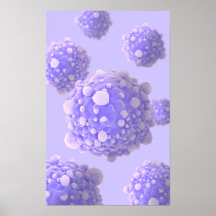 Microscipic View Of Pancreatic Cancer Cells 1 Poster