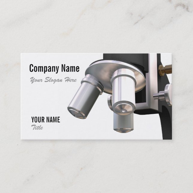 Microscope Business Card (Front)