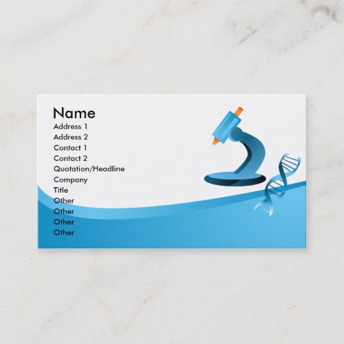 Microscope Business Card