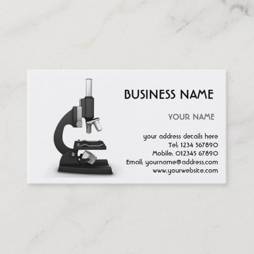 Microscope Business Card