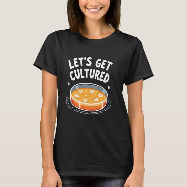 Microscope Enthusiast Lab Technician Science Resea T-Shirt (Front)