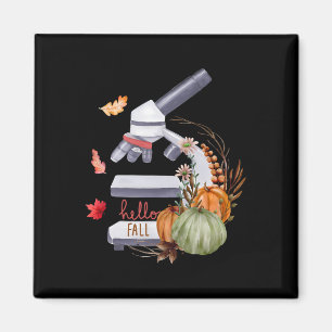Microscope Flower Pumpkin Microbiology Biology Tha Magnet