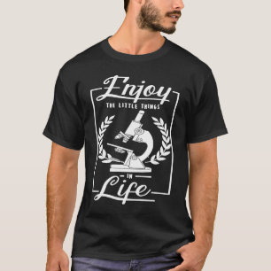 Microscope Microbiology Laboratory Biology Science T-Shirt