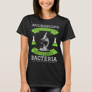 Microscope Microbiology Laboratory Biology Science T-Shirt