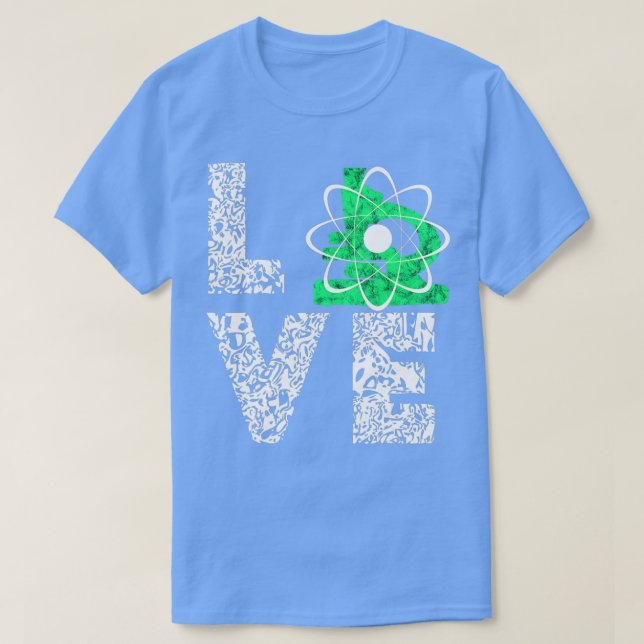Microscope Science Biologist Microscopy Molecular  T-Shirt (Design Front)