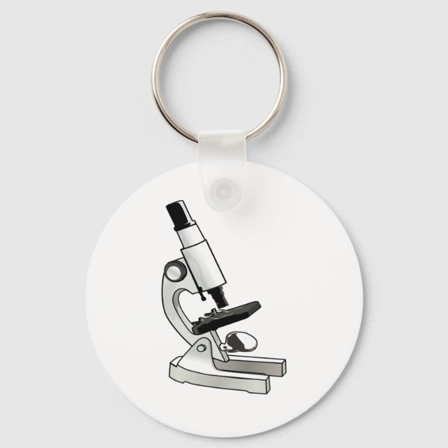 Microscope Science Keychain (Front)