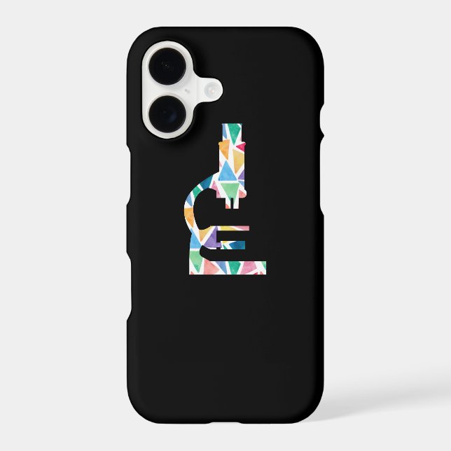 Microscope Scientist Lab Tech Labor Science Gift Iphone Case (Back)