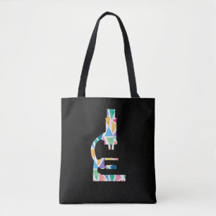 Microscope Scientist Lab Tech Labor Science Gift Tote Bag