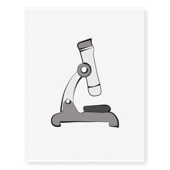 Microscope Temporary Tattoos (Front)