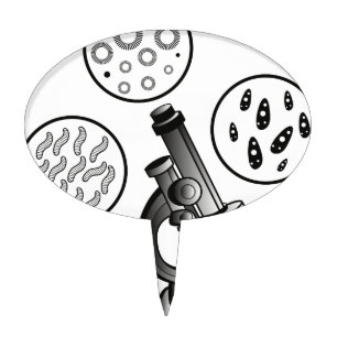 Microscope Virus Cake Topper