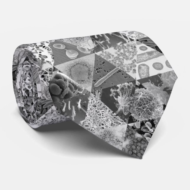 Microscopic Slide Science Neck Tie (Rolled)