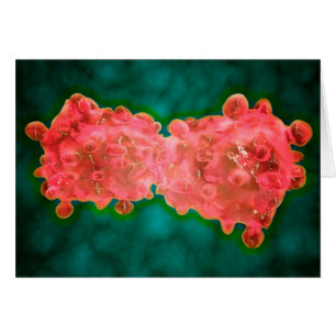 Microscopic View Of A Leukemia Cell Cards