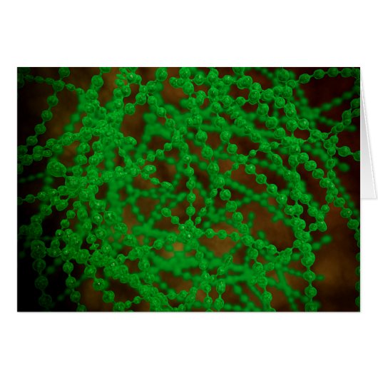 Microscopic View Of Cocci Bacterium Cards (Front Horizontal)