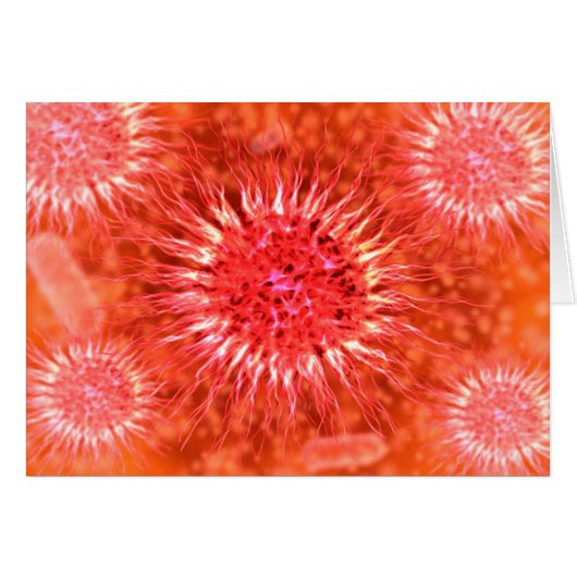 Microscopic View Of Dendrimers 2 Cards (Front Horizontal)