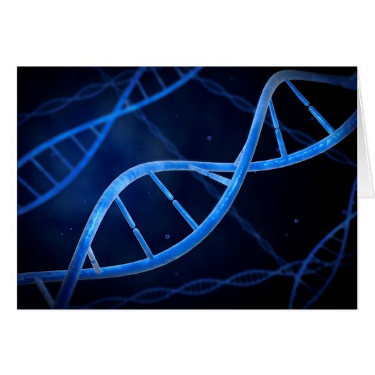 Microscopic View Of DNA Cards (Front Horizontal)