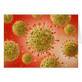 Microscopic View Of Herpes Virus 1 (Front Horizontal)