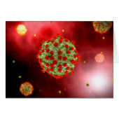 Microscopic View Of HIV Virus 2 (Front Horizontal)