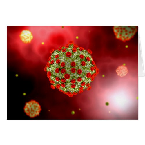 Microscopic View Of HIV Virus 2