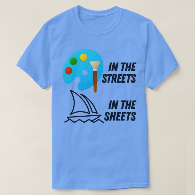 Microsoft Paint In The Sheets Midjourney In The Sh T-Shirt (Design Front)