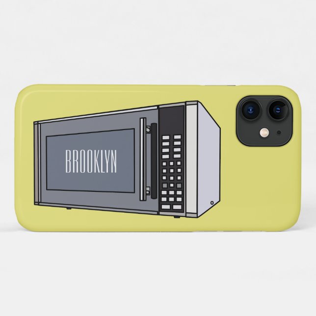 Microwave cartoon illustration Case-Mate iPhone case (Back (Horizontal))