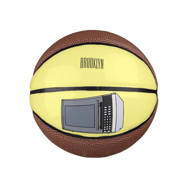 Microwave cartoon illustration mini basketball (Front)