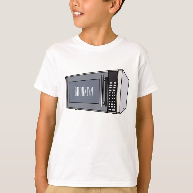 Microwave cartoon illustration T-Shirt (Front)