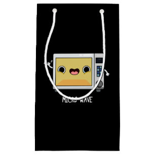 Microwave Funny Pun Dark BG Small Gift Bag