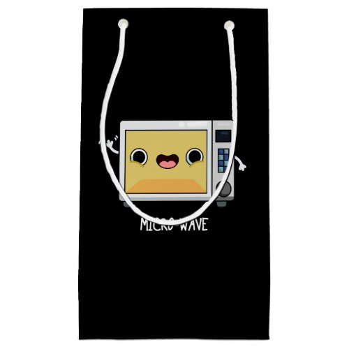 Microwave Funny Pun Dark BG Small Gift Bag