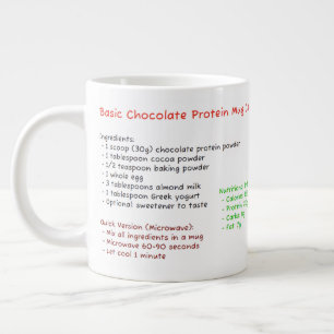 Microwave Mug (Chocolate Protein Mug Cake Recipe)