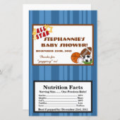 Microwave Popcorn Wrapper All-Star Blue (Front/Back)