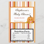 Microwave Popcorn Wrapper Autumn Fall Pumpkin Baby (Front)