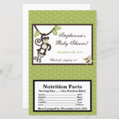 Microwave Popcorn Wrapper Monkey Time Zoo Animal (Front/Back)