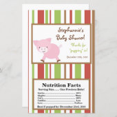 Microwave Popcorn Wrapper Red Barn Farm Pig (Front/Back)