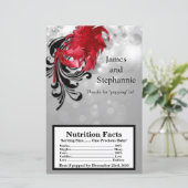 Microwave Popcorn Wrapper Red on Silver Masquerade (Standing Front)