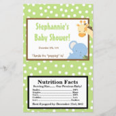 Microwave Popcorn Wrapper Safari Jungle ZooAnimal (Front)