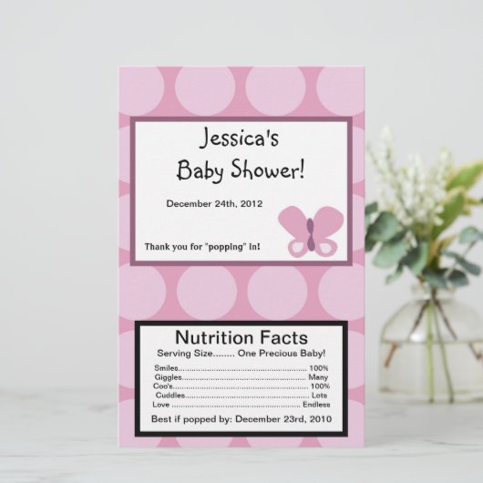 Microwave Popcorn Wrapper Sugar Plum (Standing Front)