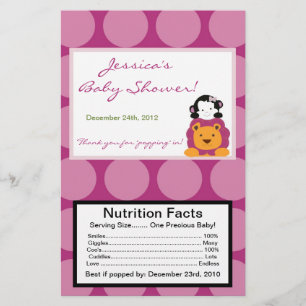 Microwave Popcorn Wrapper Sweet Safari