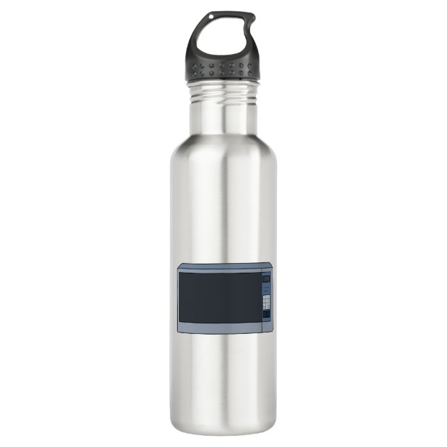 Microwave Stainless Steel Water Bottle (Front)