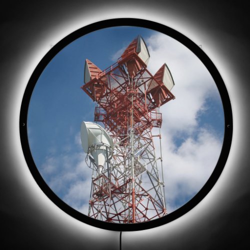 Microwave Telecommunications Tower LED Sign