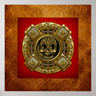Mictlantecuhtli – Aztec God of Death Poster