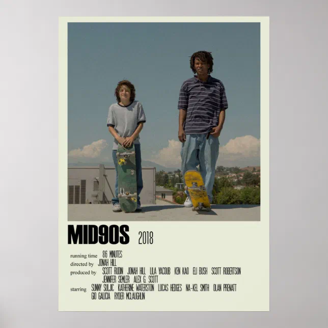 mid90s Alternative Art Movie Large 3 Poster | Zazzle