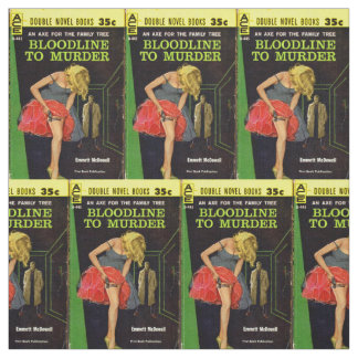 mid-1950s Bloodline to Murder pulp cover Fabric