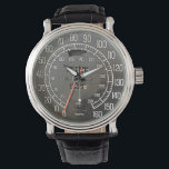 Mid 1970s Classic Sports Car Speedometer Watch<br><div class="desc">This watch featuring speedometer from one of the most famous sports cars still manufactured to this date with those one of a kind odometer numerals is perfect for anyone who loves classic cars seeking jewelry to not only wear to everyday activities, but also car shows and cruise-ins. This item is...</div>