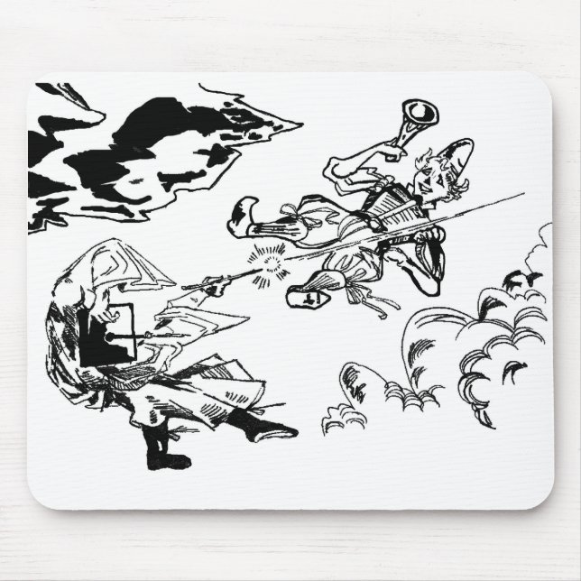 Mid-Air Battle Mousepad! Mouse Pad (Front)