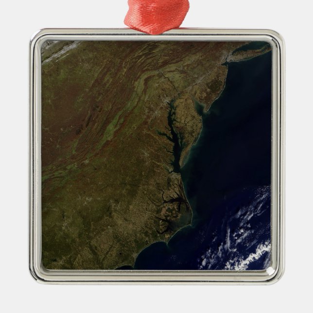 Mid-Atlantic United States Metal Ornament (Front)