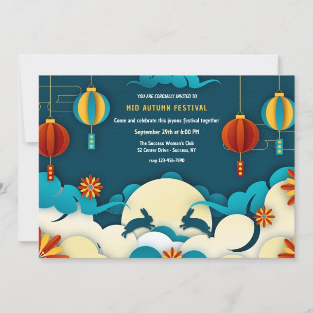 Mid Autumn Festival 2 Invitation (Front)